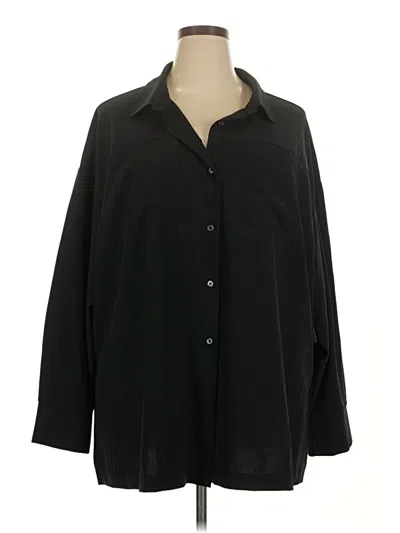 Assorted Brands 3/4 Sleeve Blouse In Black