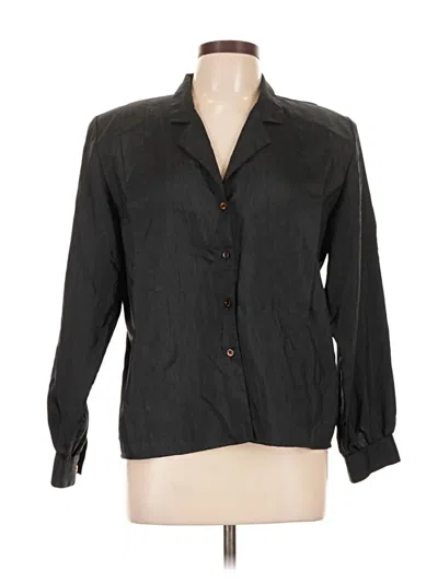Pre-owned Assorted Brands 3/4 Sleeve Blouse In Black