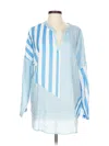 Assorted Brands 3/4 Sleeve Blouse In Blue