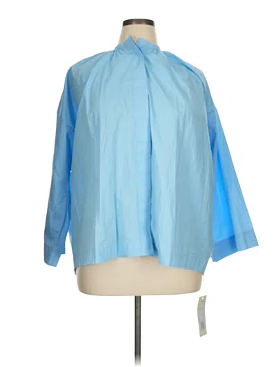 Assorted Brands 3/4 Sleeve Blouse In Blue