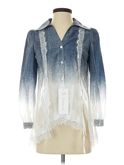 Assorted Brands 3/4 Sleeve Blouse In Blue