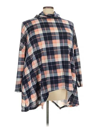 Pre-owned Assorted Brands 3/4 Sleeve Blouse In Gray