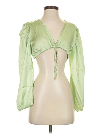 Assorted Brands 3/4 Sleeve Blouse In Green