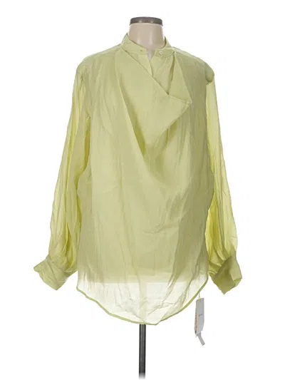 Pre-owned Assorted Brands 3/4 Sleeve Blouse In Green