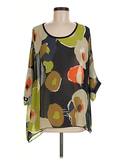 Assorted Brands 3/4 Sleeve Blouse In Multi