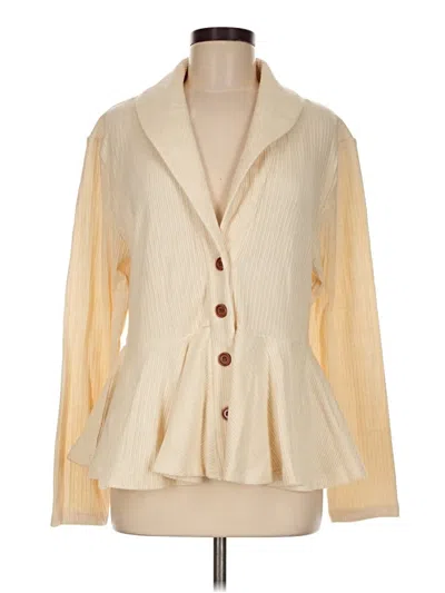 Pre-owned Assorted Brands 3/4 Sleeve Blouse In Ivory