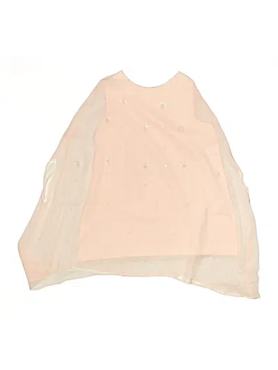 Pre-owned Assorted Brands Kids' 3/4 Sleeve Blouse In Ivory