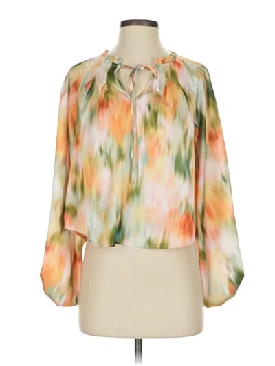 Pre-owned Assorted Brands 3/4 Sleeve Blouse In Ivory