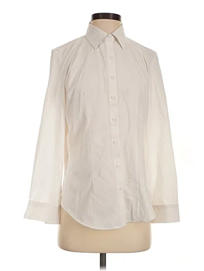 Pre-owned Assorted Brands 3/4 Sleeve Blouse In Ivory