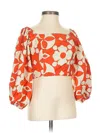 Assorted Brands 3/4 Sleeve Blouse In Orange