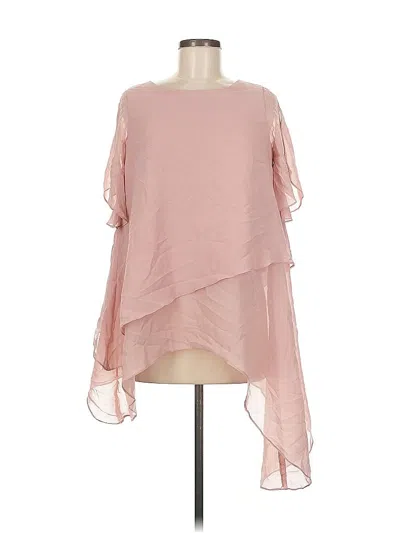 Pre-owned Assorted Brands 3/4 Sleeve Blouse In Pink