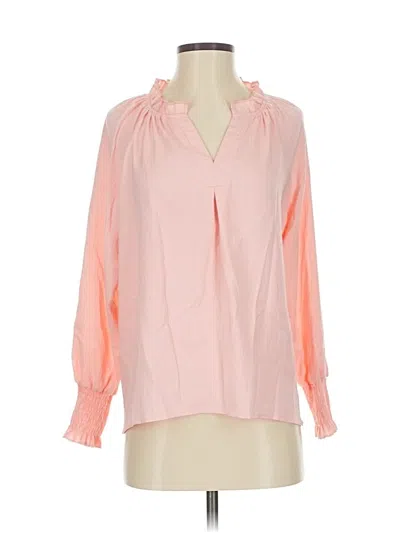 Pre-owned Assorted Brands 3/4 Sleeve Blouse In Pink