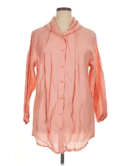 Assorted Brands 3/4 Sleeve Blouse In Pink