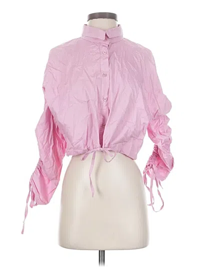 Pre-owned Assorted Brands 3/4 Sleeve Blouse In Pink