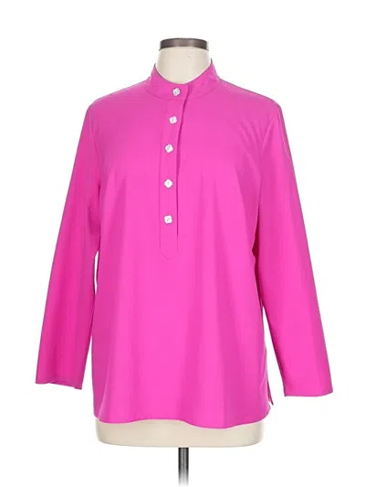 Pre-owned Assorted Brands 3/4 Sleeve Blouse In Pink