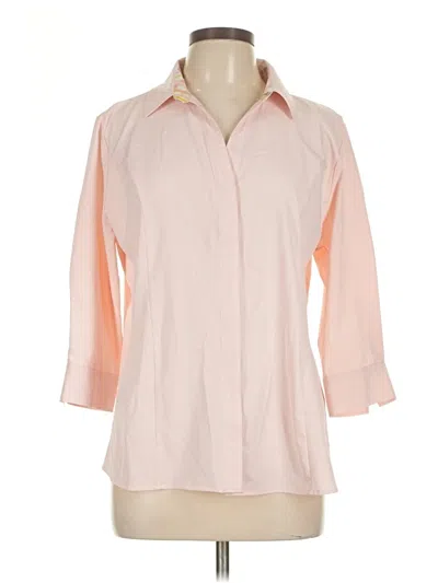 Pre-owned Assorted Brands 3/4 Sleeve Blouse In Pink