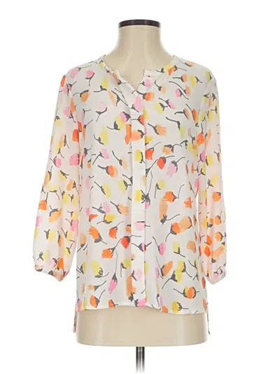 Pre-owned Assorted Brands 3/4 Sleeve Blouse In Pink