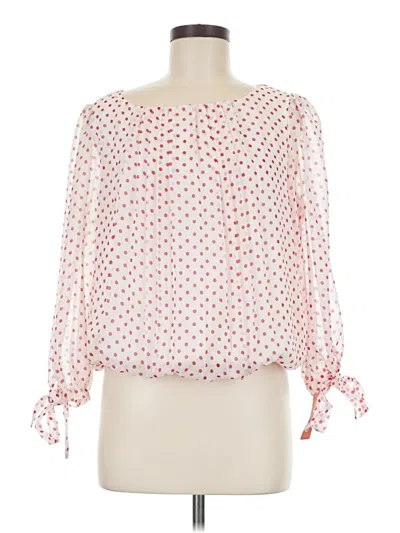 Assorted Brands 3/4 Sleeve Blouse In Pink