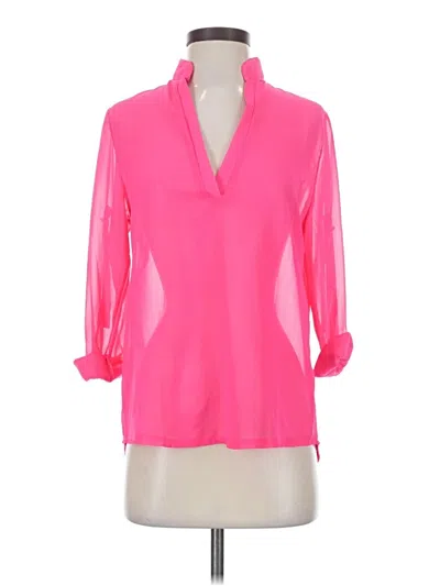Assorted Brands 3/4 Sleeve Blouse In Pink