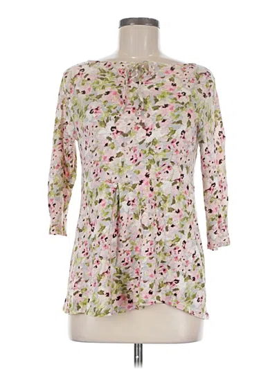 Pre-owned Assorted Brands 3/4 Sleeve Blouse In Pink