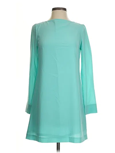 Pre-owned Assorted Brands 3/4 Sleeve Blouse In Teal