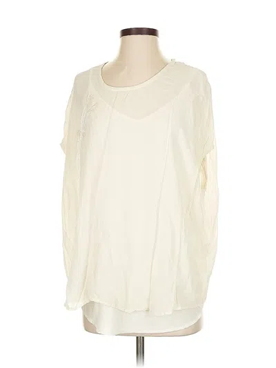 Pre-owned Assorted Brands 3/4 Sleeve Blouse In White