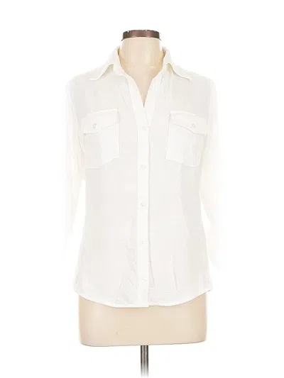Pre-owned Assorted Brands 3/4 Sleeve Blouse In White