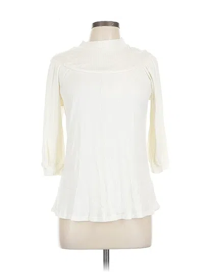 Pre-owned Assorted Brands 3/4 Sleeve Blouse In White