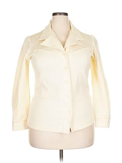 Pre-owned Assorted Brands 3/4 Sleeve Blouse In White