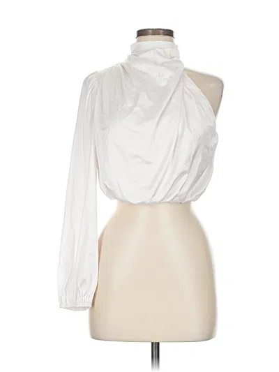 Pre-owned Assorted Brands 3/4 Sleeve Blouse In White