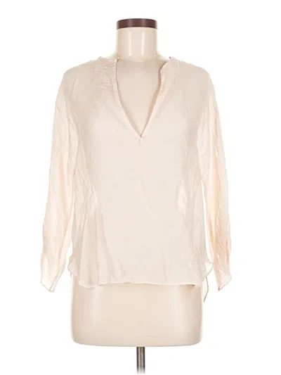 Pre-owned Assorted Brands 3/4 Sleeve Blouse In White