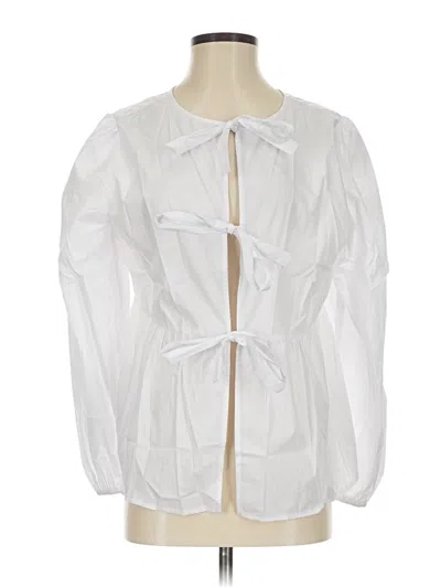 Assorted Brands 3/4 Sleeve Blouse In White