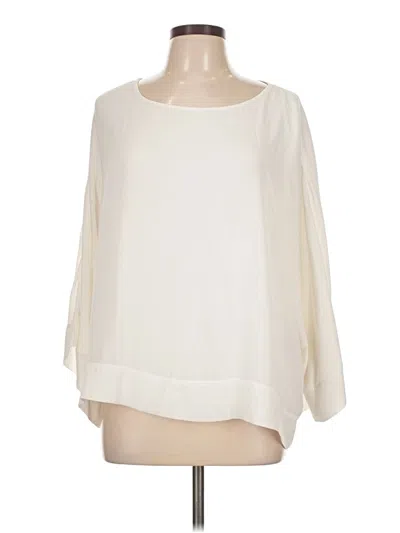 Pre-owned Assorted Brands 3/4 Sleeve Blouse In White