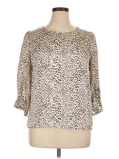 Pre-owned Assorted Brands 3/4 Sleeve Blouse In White
