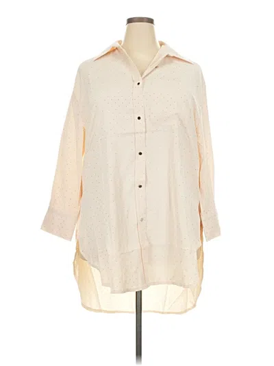 Assorted Brands 3/4 Sleeve Blouse In White