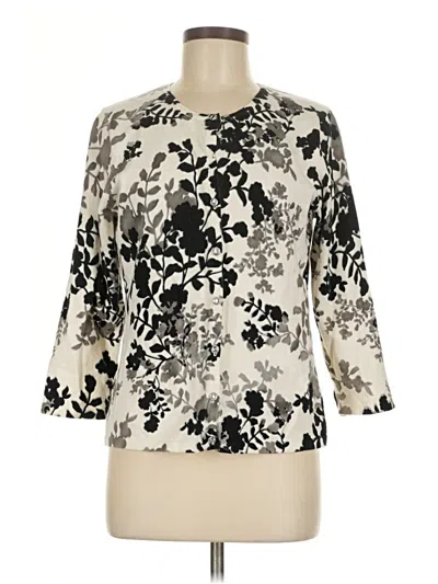 Pre-owned Assorted Brands 3/4 Sleeve Blouse In White