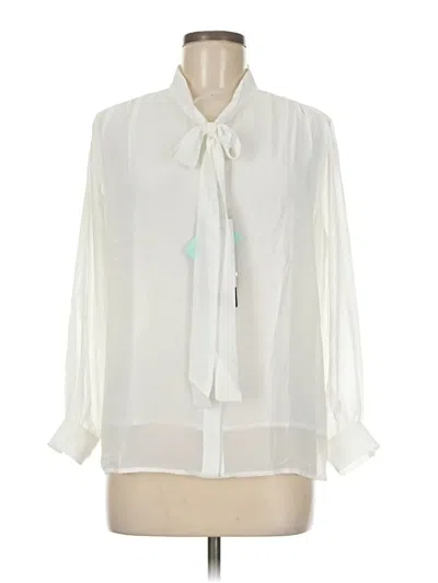 Pre-owned Assorted Brands 3/4 Sleeve Blouse In White