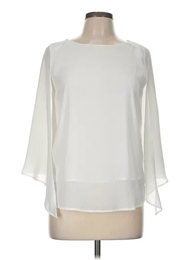 Pre-owned Assorted Brands 3/4 Sleeve Blouse In White