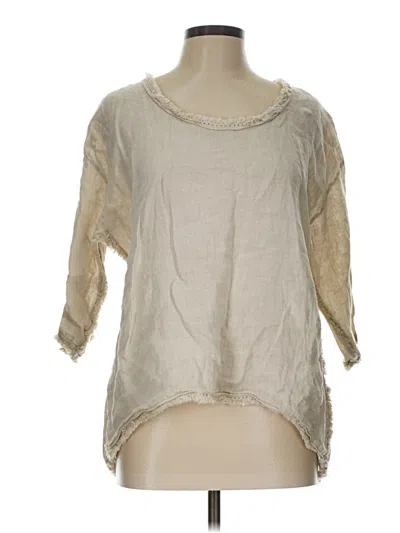 Pre-owned Assorted Brands 3/4 Sleeve Blouse In White