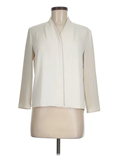 Pre-owned Assorted Brands 3/4 Sleeve Blouse In White
