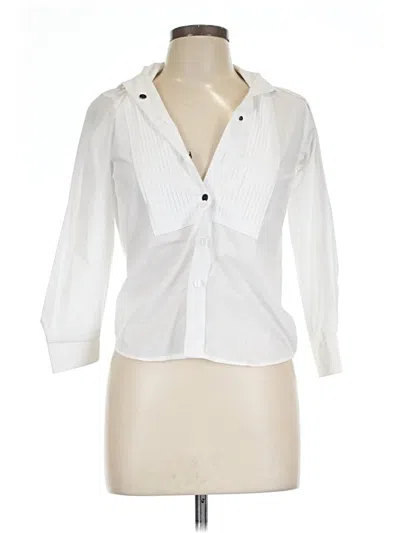 Pre-owned Assorted Brands 3/4 Sleeve Blouse In White