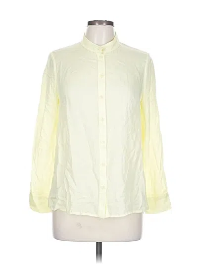 Pre-owned Assorted Brands 3/4 Sleeve Blouse In Yellow