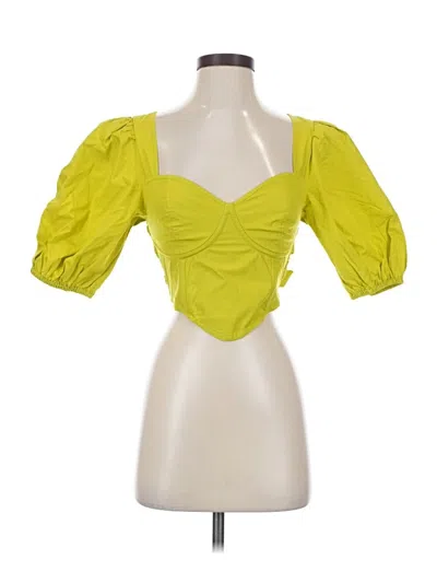 Assorted Brands 3/4 Sleeve Blouse In Yellow