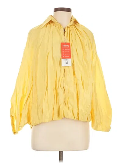 Assorted Brands 3/4 Sleeve Blouse In Yellow