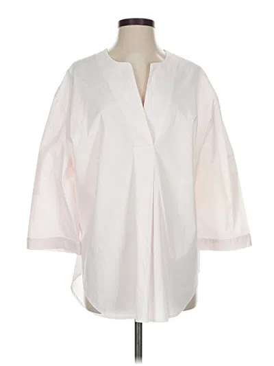 Pre-owned Assorted Brands 3/4 Sleeve Button Down Shirt In Pink