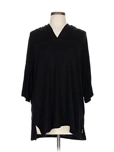 Pre-owned Assorted Brands 3/4 Sleeve T-shirt In Black