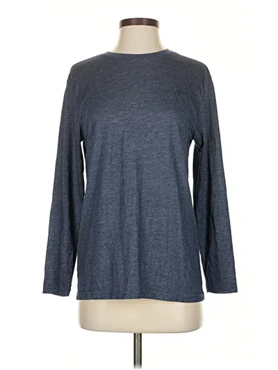 Pre-owned Assorted Brands 3/4 Sleeve T-shirt In Blue