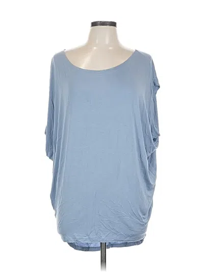 Pre-owned Assorted Brands 3/4 Sleeve T-shirt In Blue