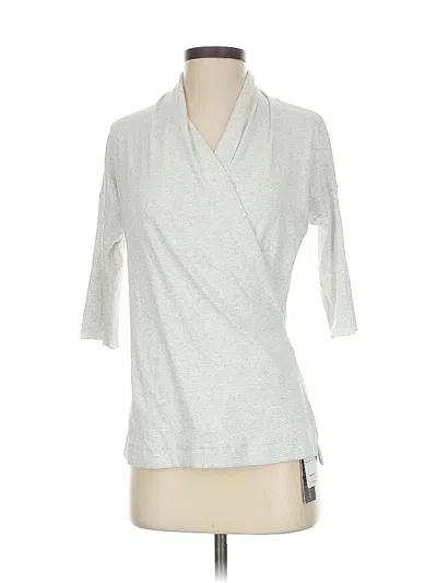 Pre-owned Assorted Brands 3/4 Sleeve T-shirt In Gray