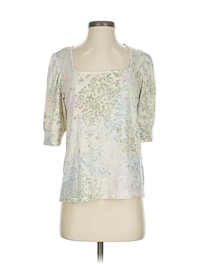 Pre-owned Assorted Brands 3/4 Sleeve T-shirt In Silver